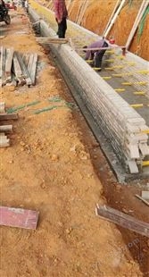 混凝土实心水泥砖 可打地基做水沟